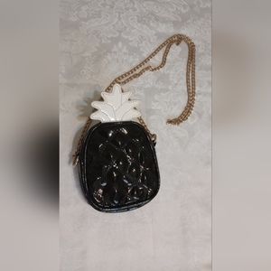 Ximi-Cute Baby Kid Girl Pineapple Design PU Leather Handbag Cross Body Messenger